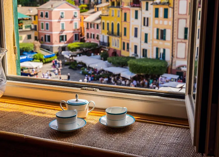 Finestra Sul Mare - Free Parking - Ac Lägenhet Portofino